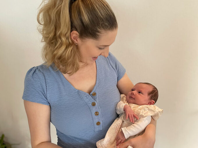 Emily Kryk mit Malia