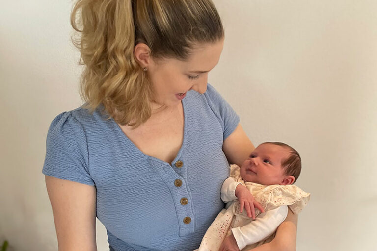 Emily Kryk mit Malia